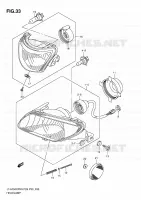 HEADLIGHT for Suzuki KINGQUAD 750 2010