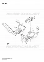MUDGUARD for Suzuki KINGQUAD 750 2010