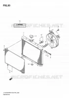 RADIATOR for Suzuki KINGQUAD 750 2010
