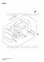 REAR BOX for Suzuki KINGQUAD 750 2010
