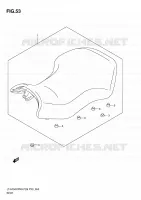 SEAT for Suzuki KINGQUAD 750 2010