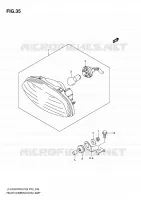 TAIL LIGHT ASSY (P33) for Suzuki KINGQUAD 750 2010