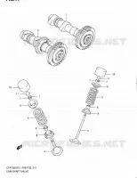 CAMSHAFT   VALVES for Suzuki KINGQUAD 750 2011