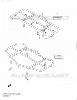 CARRIER (LT A750XPL1 P33) for Suzuki KINGQUAD 750 2011