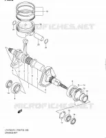 CRANKSHAFT for Suzuki KINGQUAD 750 2011