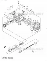 DRIVESHAFT (ARRIERE) for Suzuki KINGQUAD 750 2011