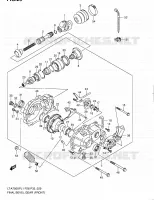 DRIVESHAFT (AVANT) for Suzuki KINGQUAD 750 2011
