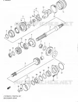DRIVESHAFT for Suzuki KINGQUAD 750 2011