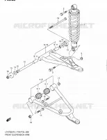 FRONT SUSPENSION ARM for Suzuki KINGQUAD 750 2011