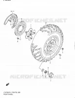 FRONT WHEEL for Suzuki KINGQUAD 750 2011