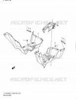 MUDGUARD for Suzuki KINGQUAD 750 2011