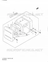 REAR BOX for Suzuki KINGQUAD 750 2011