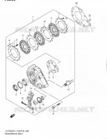 REAR BRAKE ASSY for Suzuki KINGQUAD 750 2011