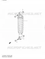 REAR SHOCK ABSORBER for Suzuki KINGQUAD 750 2011