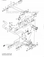 REAR SUSPENSION ARM for Suzuki KINGQUAD 750 2011