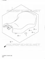 SEAT for Suzuki KINGQUAD 750 2011