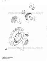 STARTER MOTOR CLUTCH for Suzuki KINGQUAD 750 2011
