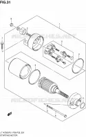 STARTER MOTOR for Suzuki KINGQUAD 750 2011
