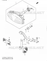 TAIL LIGHT ASSY (LT A750XPL1 P28) for Suzuki KINGQUAD 750 2011