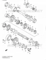 TRANSMISSION (2) for Suzuki KINGQUAD 750 2011