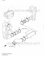 V BELT COOLING DUCT for Suzuki KINGQUAD 750 2011