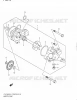 WATER PUMP for Suzuki KINGQUAD 750 2011