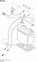BATTERY for Suzuki KINGQUAD 750 2012