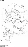 FRONT CALIPER for Suzuki KINGQUAD 750 2012