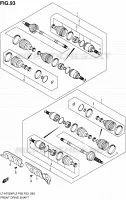 FRONT DRIVE SHAFT for Suzuki KINGQUAD 750 2012