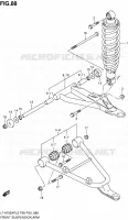 FRONT SUSPENSION ARM for Suzuki KINGQUAD 750 2012