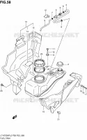 FUEL TANK for Suzuki KINGQUAD 750 2012