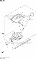 GEAR LEVER for Suzuki KINGQUAD 750 2012