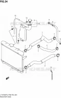 RADIATOR HOSE for Suzuki KINGQUAD 750 2012