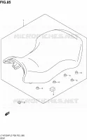 SEAT for Suzuki KINGQUAD 750 2012