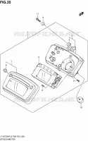 SPEEDOMETER (LT A750XPL2 P28) for Suzuki KINGQUAD 750 2012