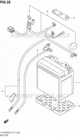 BATTERY for Suzuki KINGQUAD 750 2012
