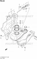 FUEL TANK for Suzuki KINGQUAD 750 2012