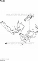 MUDGUARD for Suzuki KINGQUAD 750 2012