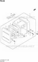 REAR BOX for Suzuki KINGQUAD 750 2012