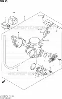 THROTTLE BODY for Suzuki KINGQUAD 750 2012