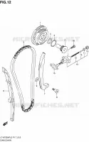TIMING for Suzuki KINGQUAD 750 2012