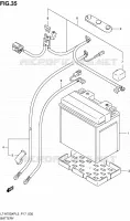 BATTERY for Suzuki KINGQUAD 750 2013