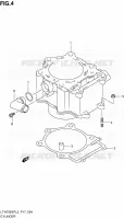 CYLINDER for Suzuki KINGQUAD 750 2013