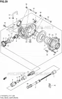 DRIVESHAFT (ARRIERE) for Suzuki KINGQUAD 750 2013