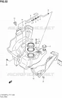 FUEL TANK for Suzuki KINGQUAD 750 2013