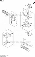 HANDGRIPS   LEVERS  for Suzuki KINGQUAD 750 2013