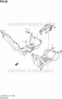 MUDGUARD for Suzuki KINGQUAD 750 2013