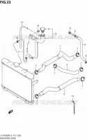 RADIATOR HOSE for Suzuki KINGQUAD 750 2013