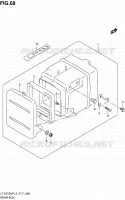 REAR BOX for Suzuki KINGQUAD 750 2013