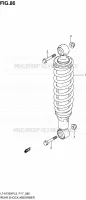REAR SHOCK ABSORBER for Suzuki KINGQUAD 750 2013